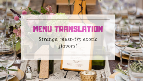 menu translation