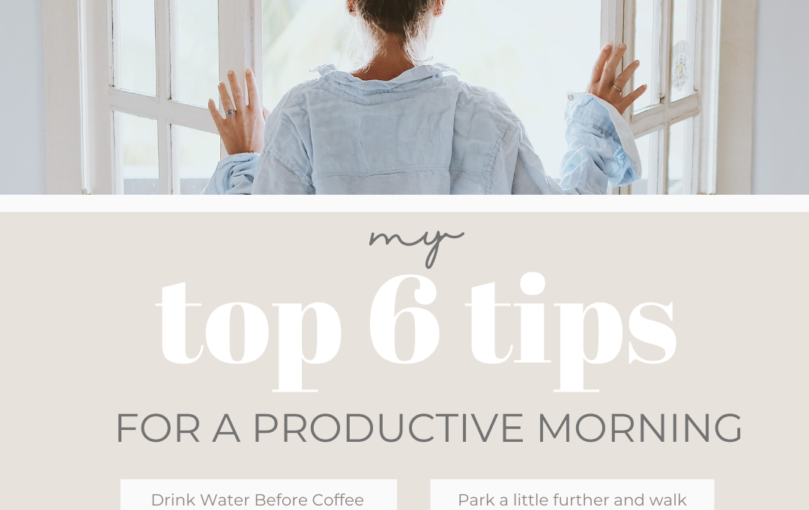 tips for productive